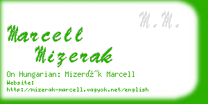 marcell mizerak business card